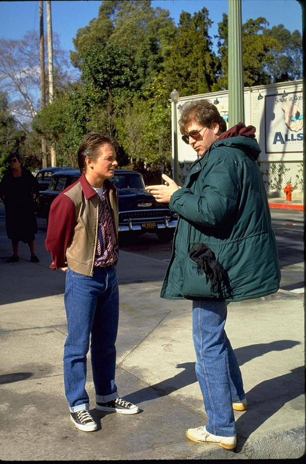 マイケル・J・フォックスに演出するロバート・ゼメキス監督