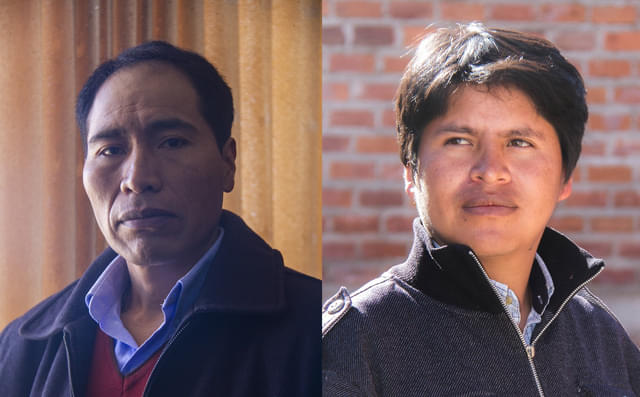 ティト・カタコラ（左）とオスカル・カタコラ監督