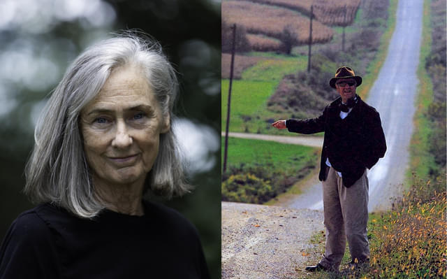 メアリー・スウィーニーと撮影中のデビッド・リンチ監督