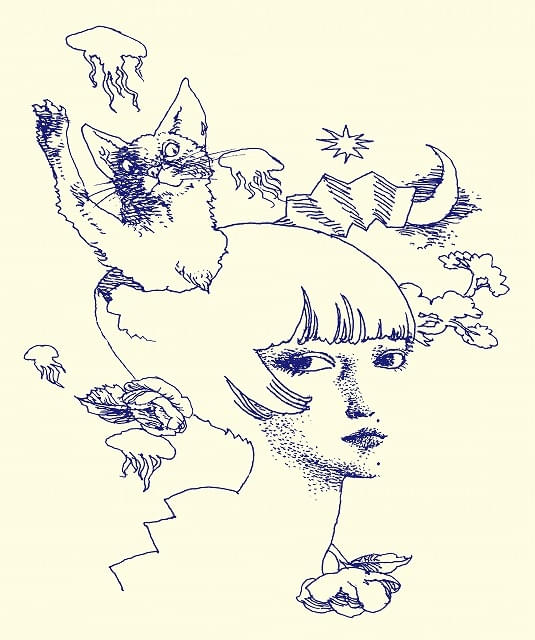 椎名林檎_新アーティスト写真（illustration by 宇野亞喜良）