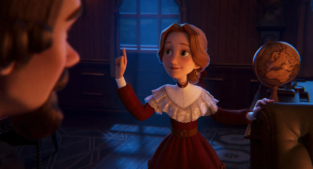 ディケンズの妻キャサリン（CV：ユマ・サーマン）