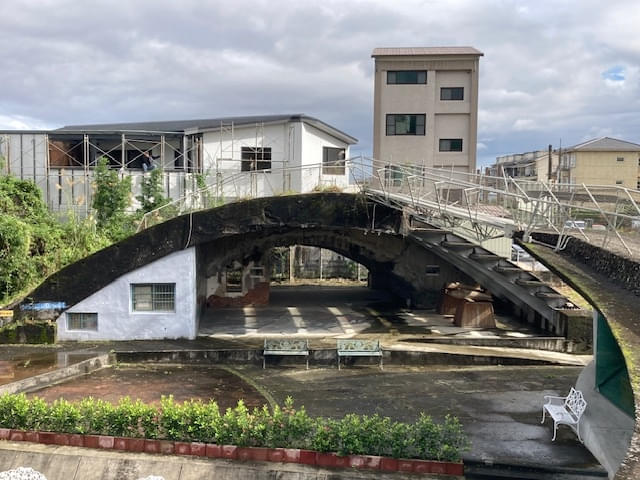 戦中の零戦を格納していたシェルター「宜蘭員山機堡」