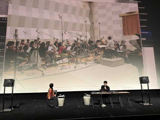 「国宝」音楽を担当した原摩利彦氏が、実演や貴重な制作過程の資料とともに紹介