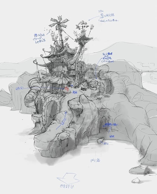 えんとつ町のプペル 約束の時計台」千年砦の美術設定やキャラ設定など
