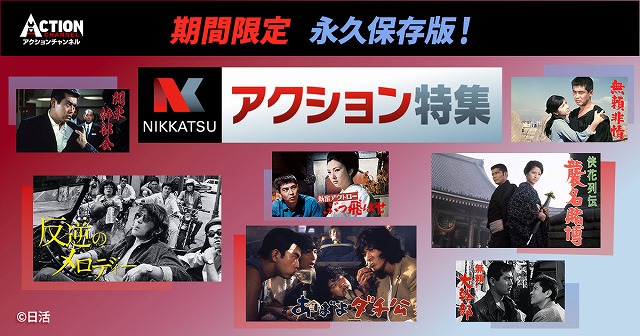 松原智恵子、大原麗子、梶芽衣子ら伝説の女優たちの名作が集結 「日活ニューアクション時代のヒロインたち特集」アクションチャンネルで6月より放送開始