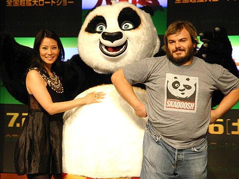 ジャック・ブラックの独壇場！「カンフー・パンダ」来日記者会見