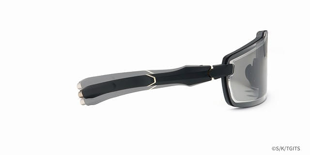 テンプルからフロントの⾓度を3段階で調整可能