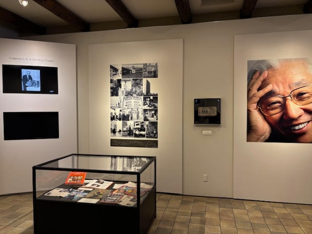 味の館でも盛田氏に関する展示を見ることができる