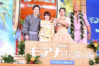 「モアナと伝説の海」でドウェイン・ジョンソン12年ぶり来日、熱狂的ファンに神対応！「皆さんの愛情表現は格別です」