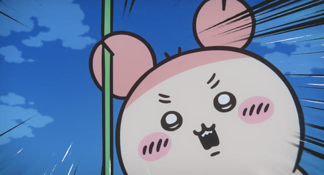 映画ちいかわ」うさぎがノリノリでラップ、剣を手にしたちいかわ