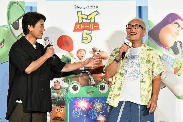 唐沢寿明（左）と所ジョージ