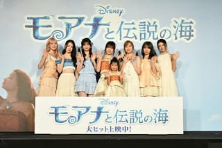 ME:Iメンバーも感動の涙「モアナと伝説の海」大ヒット御礼イベントでダブル・モアナが劇中歌を生歌唱！