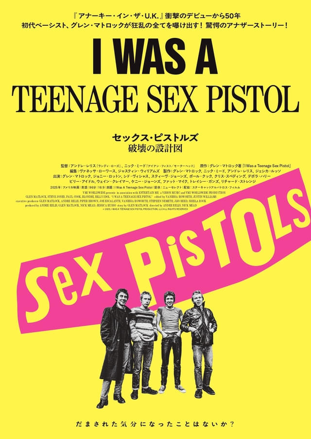 最終価格！4月15日まで！Sex Pistols ポスター セックス・ピストルズの誕生をめぐる衝撃のアナザーストーリー、グレン