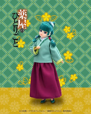「薬屋のひとりごと」コラボの「猫猫リカちゃん」10月24日発売 リカちゃんで初めて採用する髪色を使用
