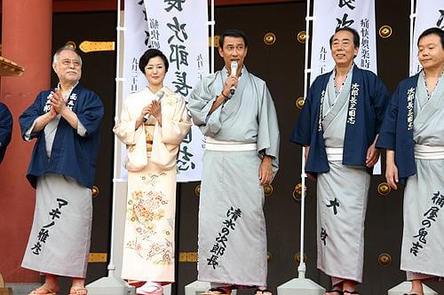 浅草寺に次郎長一家が参上！マキノ雅彦監督作「次郎長三国志」会見