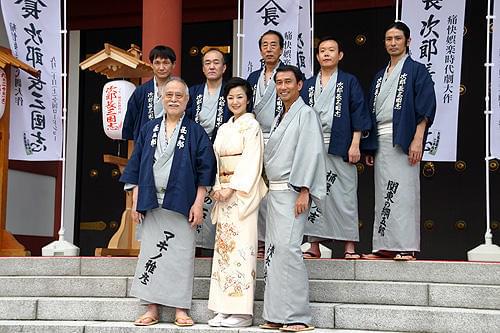 浅草寺に次郎長一家が参上！マキノ雅彦監督作「次郎長三国志」会見
