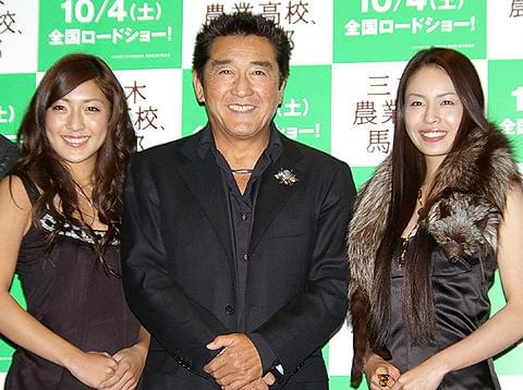 松方弘樹が馬の出産にボー然。「三本木農業高校、馬術部」試写会
