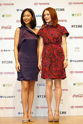 ジュリアン・ムーアが伊勢谷と木村の名演に号泣！「ブラインドネス」会見