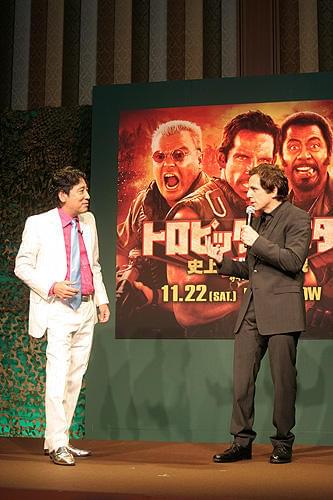 ベン・スティラーが大爆笑の来日会見！「トロピック・サンダー」
