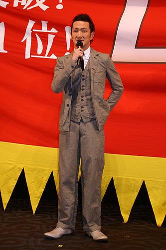 中村獅童「亡き父も喜んでいる」と感激。「レッドクリフ」大ヒット御礼イベント