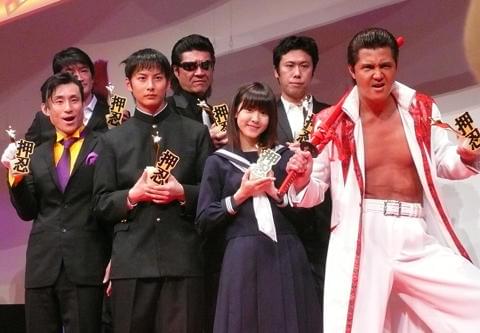 竹内力が日本刀片手に大暴れ！「激情版 エリートヤンキー三郎」試写会