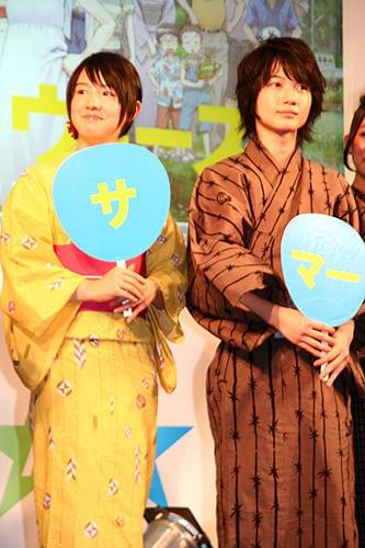 仲里依紗が「褒められたい」と意気込み。「サマーウォーズ」製作発表