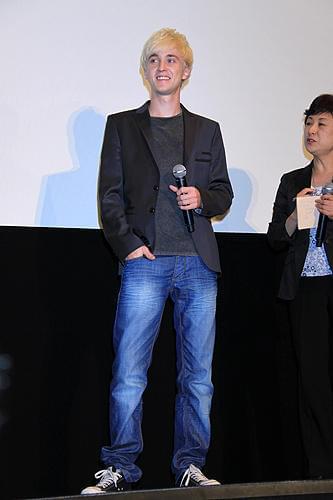 「ハリー・ポッター」ドラコ役のトム・フェルトンが初来日で舞台挨拶