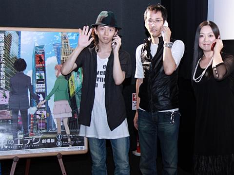 人気アニメ「東のエデン」、ついにスクリーンへ。「総集編」初日が大盛況