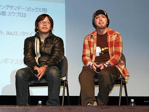 母校で後輩たちに監督作を披露