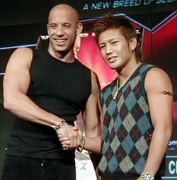 シャイなアクション・スター、ビン・ディーゼル初来日