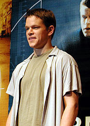 初の一枚看板を全う。マット・デイモン初来日