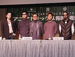 （左より）前田真宏、渡辺信一郎、川尻善昭、小池健、森本晃司