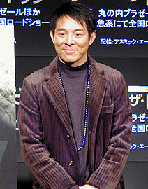 スマトラ沖地震で被災したジェット・リー、元気に来日