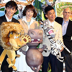 「マダガスカル」会見でドリームワークスCEOが来日