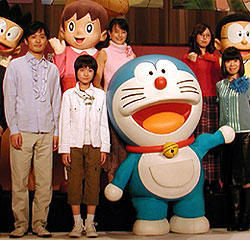 劇団ひとりが5人に?! 映画「ドラえもん」初の製作発表会見
