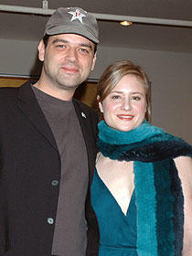 マルク・ローテムント監督(左)とユリア・イェンチ