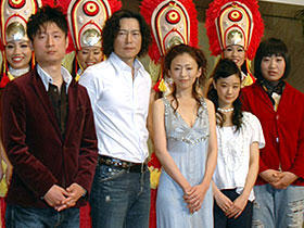 しずちゃんがフラダンサーに。「フラガール」製作発表