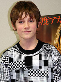 昨年の映画祭に続き、早くも2度目の来日 (ただし父親同伴)