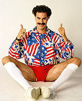 「ボラット」主演男優の新作「ブルーノ」のゲリラ撮影が進行中