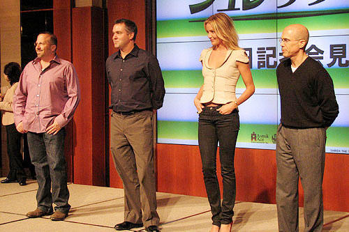 キャメロン＆紀香の日米フィオナ姫が華麗な2ショット「シュレック3」