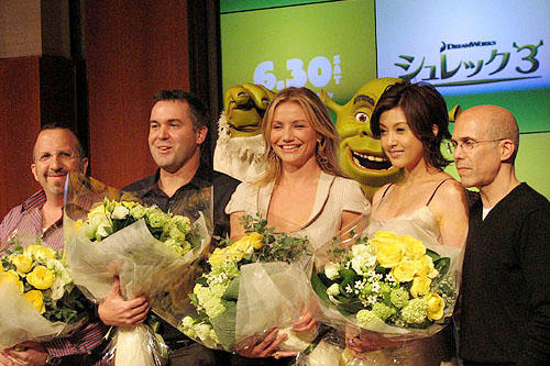 キャメロン＆紀香の日米フィオナ姫が華麗な2ショット「シュレック3」