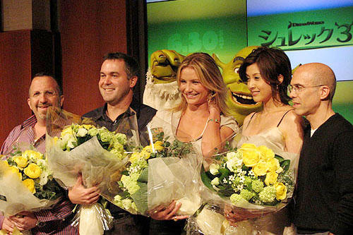 キャメロン＆紀香の日米フィオナ姫が華麗な2ショット「シュレック3」