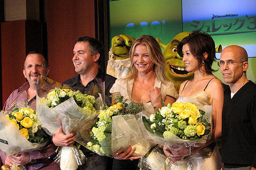 キャメロン＆紀香の日米フィオナ姫が華麗な2ショット「シュレック3」