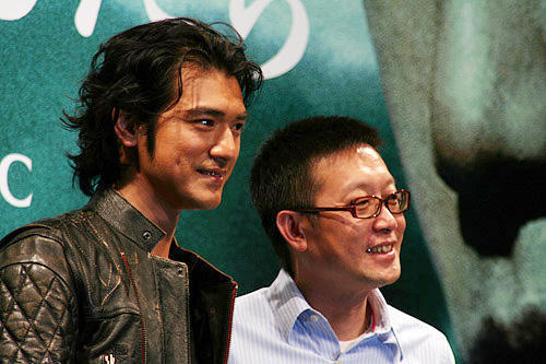 金城武、撮影現場で毎日飲んだくれ？「傷だらけの男たち」会見