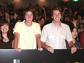 ダニエルとは大の仲良し オリバー（左）＆ジェームズ（右）のフェルプス兄弟