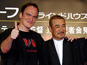 タランティーノ監督「デス・プルーフ」来日会見でサニー千葉と男の約束！