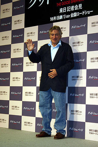“監督”ロバート・デ・ニーロ初来日！「グッド・シェパード」会見