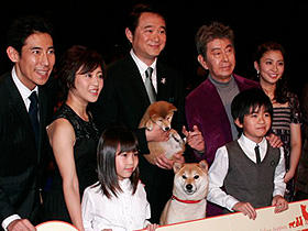 船越英一郎が名犬との別れに号泣！「マリと子犬の物語」初日