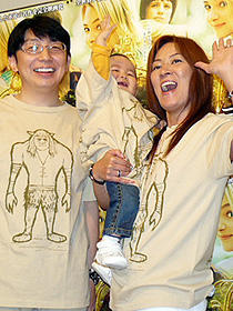 ジャガー横田夫妻がどつき漫才。「テラビシアにかける橋」イベント試写会