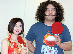 ピンポンがつなぐ恋に発展したりして?